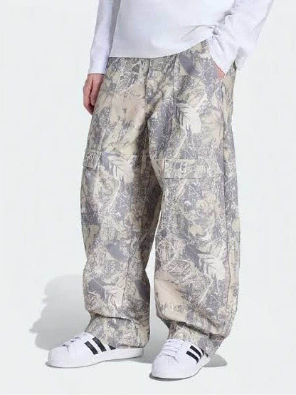 Adidas Originals Canvas Cargo Camo Workpants NWT Men's Size 35